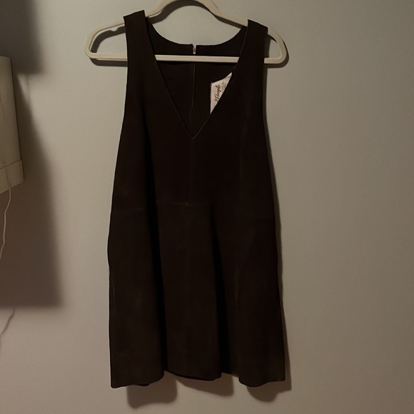 Free People suede jumper tunic size M - Picture 5 of 7